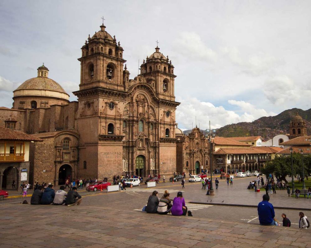 Central square in Cusco Peru